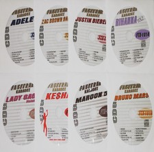 Karaoke 8 CD G Fast Trax,Adele,Bruno Marz,Rihanna,Maroon 5,Zack Brown Band,Ke ha