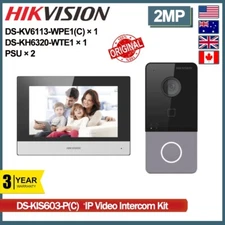 Hikvision DS-KIS603-P IP Video Intercom Kit Doorbell 2MP HD Camera Two-way Audio