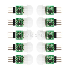 10PCS DC 2.7-12V PIR Motion Body Human Sensor AM312 IR Infrared Detector