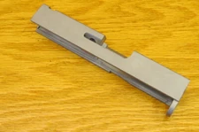 Stainless Steel Pistol Slide For Glock 43. 9mm Single Stack Stripped Blank. 