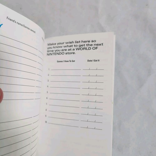 Vintage Nintendo Power Game Keeper Info File Notepad Book Score Tracker Unused - Picture 7 of 9
