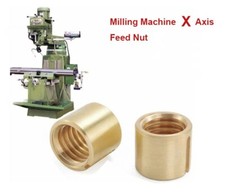 2Pcs/Set Milling Machine Brass Cross Feed Copper Nut X Axis For Bridgeport