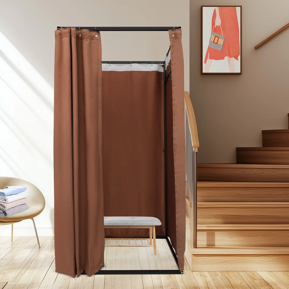 Tienda de ropa portátil, tienda de ropa, vestidor Foto 3 de 4