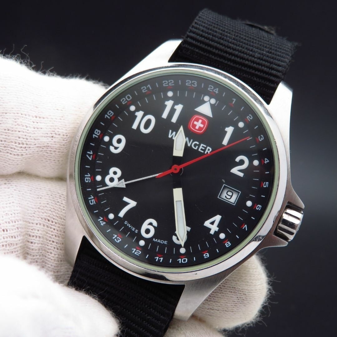 WENGER Military Watch Date Luminous Hands 7209X | eBay