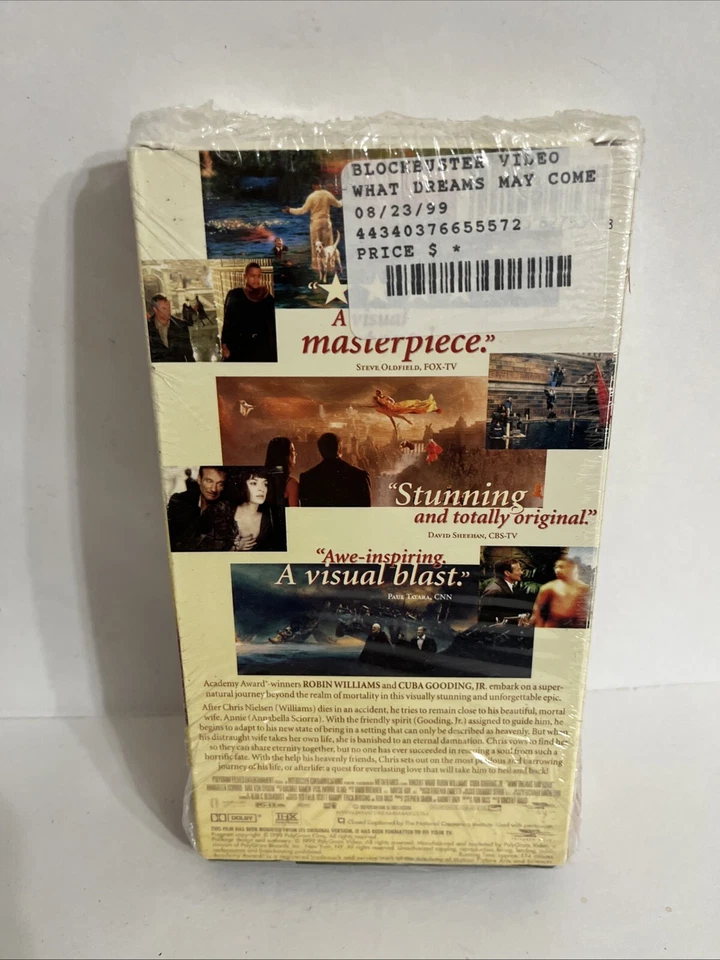 What Dreams May Come (VHS, 1999, Digitally Mastered Closed Captioned) - Image 2 of 3