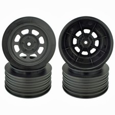 DE Racing DER-DS4-AB Speedway SCT Wheels Associated SC10/B5M Black  3 Offset