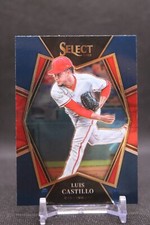 Luis Castillo #199 2022 Panini Select Blue Retail PREMIER LEVEL Reds