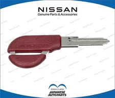 Genuine 90-96 300ZX Z32 Master Key Blank Uncut Red KEY00-00096 F/S Nissan