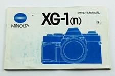190095 Minolta XG-1 n Genuine Original User Instruction Manual Booklet