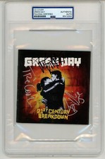 Green Day X3 ~ Signed 21st Century Breakdown Billie Joe Armstrong Auto ~ PSA DNA