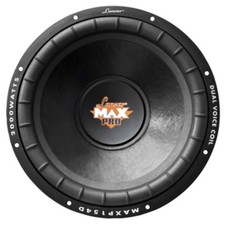 SUB LANZAR MAX 38,0 CM 15" MAXP154D 2000 WATT MAX 4 + 4 OHM 380 MM DOPPIA BOBINA