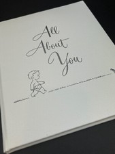 Vintage All About You An Adopted Childs Memory Book C R Gibson 1968 Baby to HS