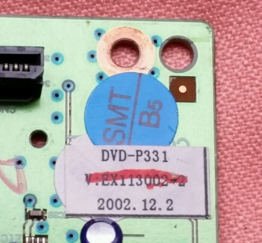 Electronic board DVD-P331 , for Samsung Progressive-Scan DVD