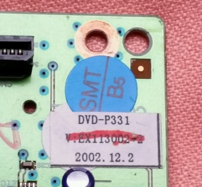 Electronic board DVD-P331 , for Samsung Progressive-Scan DVD
