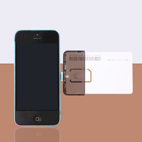 SIM Card Adapter SIM Card Reader Mini SIM Nano for iOS Phone5/6/7/8/X(Plug&Pl,7H - Photo 5 sur 7