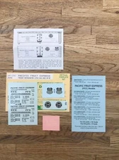 Champ Decals HO Scale HR-190: Pacific Fruit Express Freight Refrigerator 1950-60