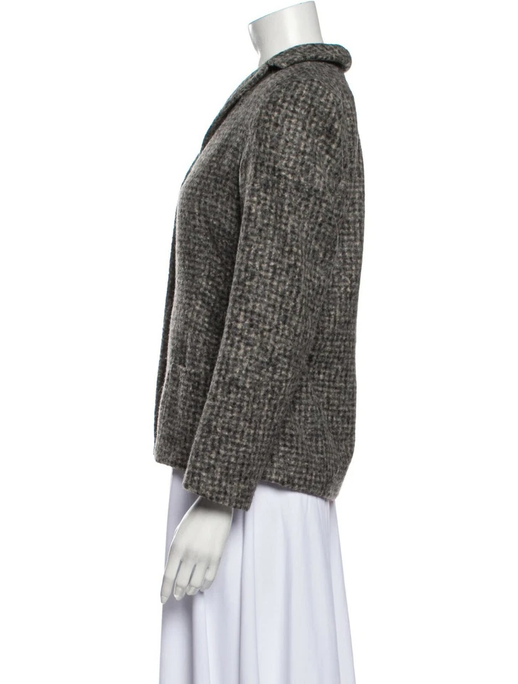 Chaqueta/Ablazer Jil Sander Gris Alpaca Suave Talla 38/IT/US 6 Foto 2 de 4