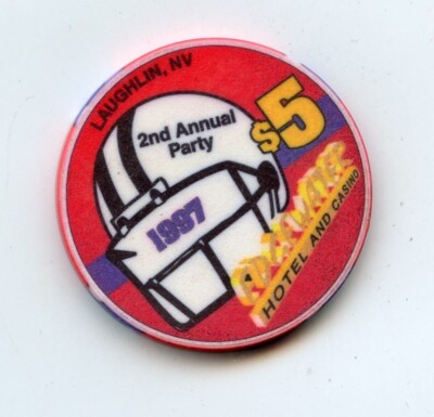 5.00 Chip from the Edgewater Casino Laughlin Nevada 2nd Annual Party