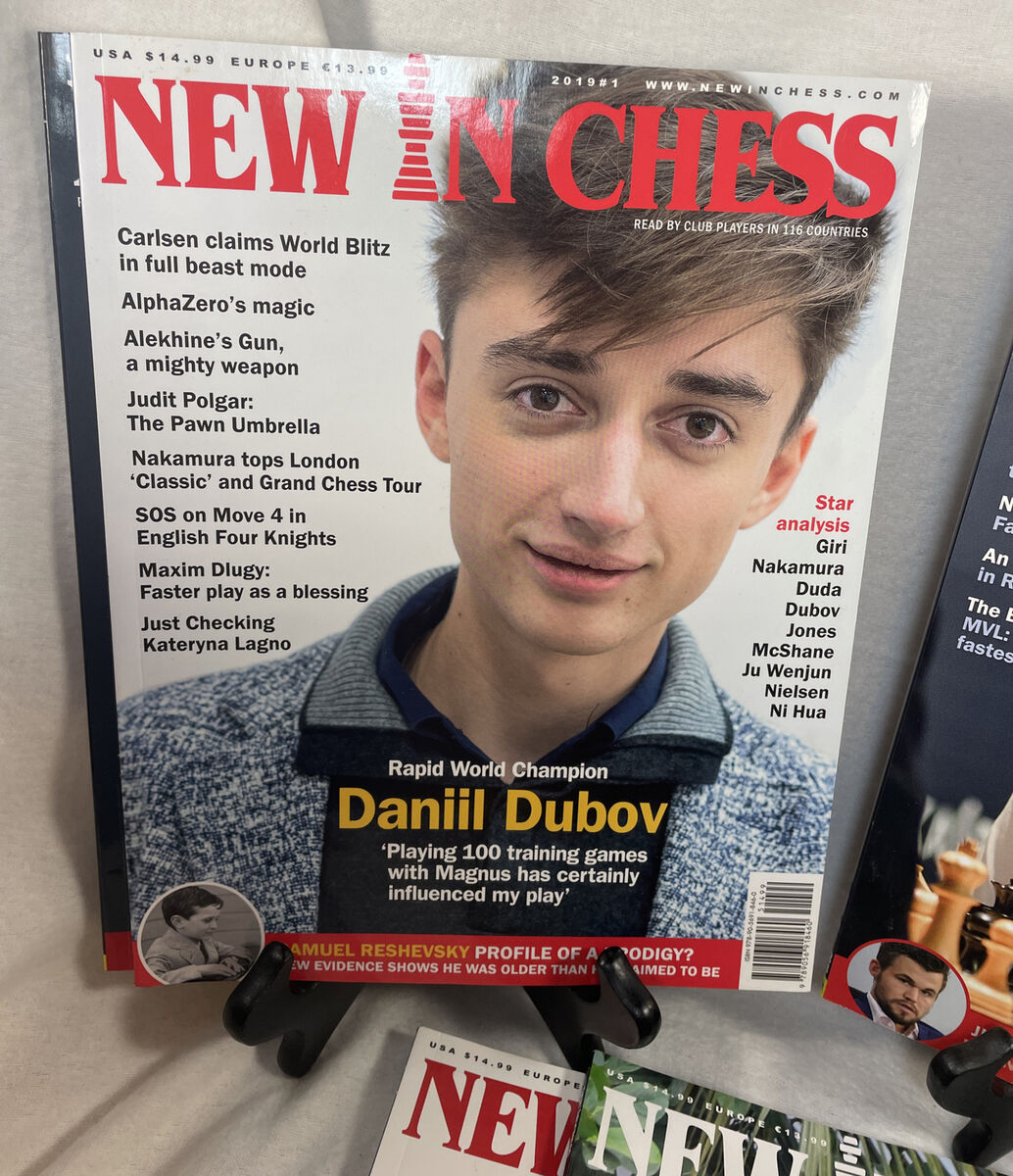 New in Chess Magazines 2018-19 Magnus Carlsen Gukesh-Nepo-Dubov-Batumi  Olympiad