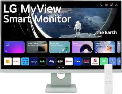 LG 27'' Full HD IPS MyView Smart Monitor with Remote (Green)