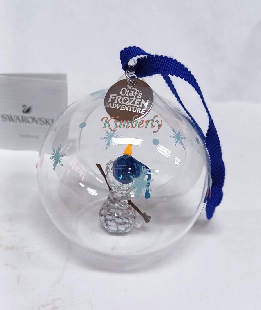 Swarovski Frozen Olaf ボールオーナメント Swarovski Crystal Disney FROZEN OLAF BALL ORNAMENT 5625132 | eBay