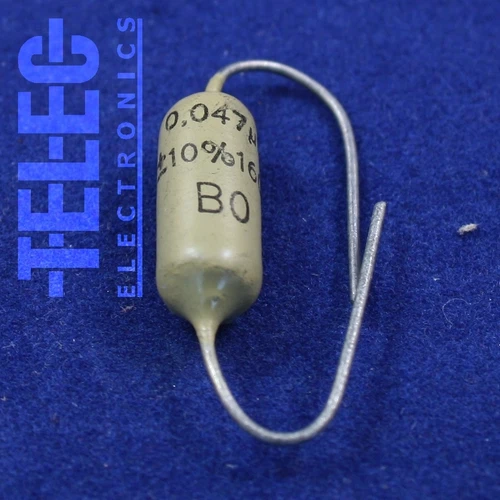 1 PC. Philips Mustard Capacitor 47nF / 0.047uF / 160V