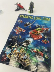 LEGO 8072 Atlantis Sea Jet Complete with Minifigure & Instructions