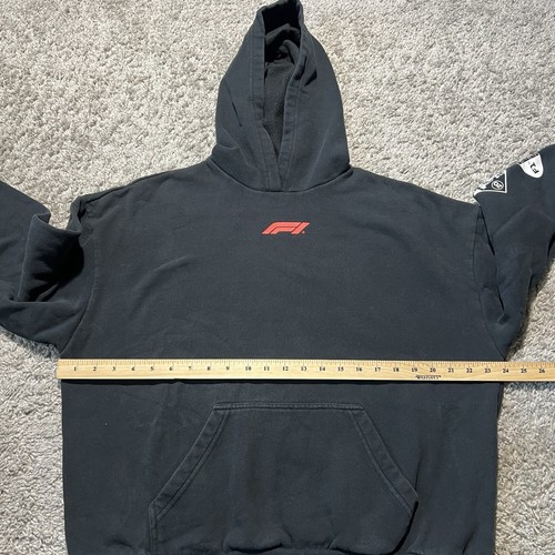 F1 Formula One 1 Racing Hoodie Black Mens Small Fleece Pullover Racing Retro Y2k - 第 3/8 張圖片