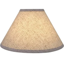 Aspen creative transitional hardback empire shape  lamp shade, beige 11"x 7"x4"