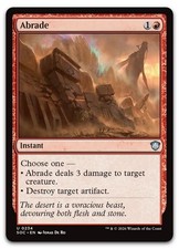 Abrade #234 (NM) Commander: Secrets of Strixhaven SOC Magic MTG