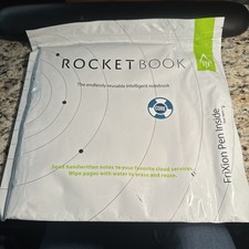 Rocketbook Smart Reusable Notebook Dot-Grid Eco-Friendly W/ Pen Dark Blue