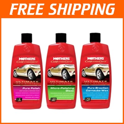 Complete Ultimate 3-Piece Wax System - 48 Oz Liquid for High-Gloss Finish