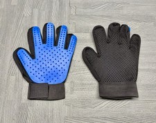 Pet Grooming Gloves Pair New Silicone Grooming Bathing Gloves Dogs Cats