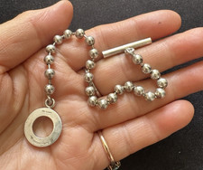 Vintage 925 Sterling Silver(Tested) Gucci ?Designer Style Bracelet-19cm 15.44g