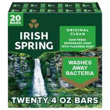 Irish Spring Bar Soap, Original Clean 4 oz., 20 ct. Great Price