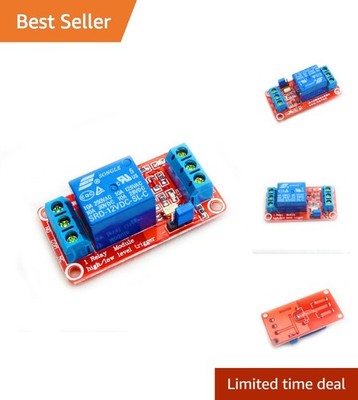 Reliable 12V 1 Channel Relay Module for Safe Automation Projects | 10A Rated