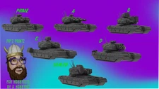 Ajax Assault Tank Alternate Vehicle Model For Battletech 6mm-10mm-15mm