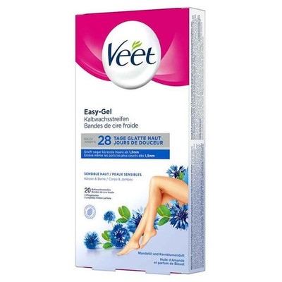 Veet Enthaarungsstreifen sensitive · 10X2 St · PZN 04127016