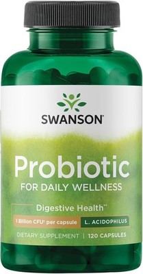 Swanson Probiotic for Daily Wellness   2 Billion CFU   120 Capsules