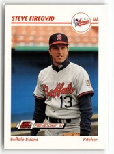 Steve Fireovid 1991 Line Drive AAA Buffalo Bisons #28