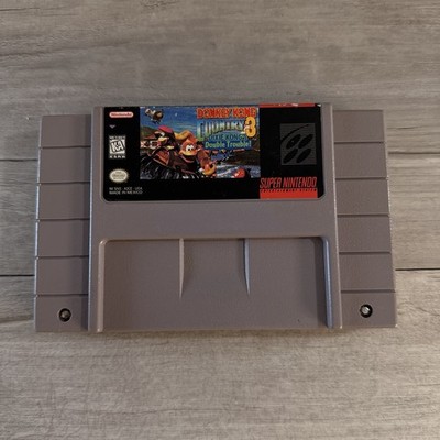 Donkey Kong Country 3 SNES Authentic, Tested - Super Nintendo New Save Battery