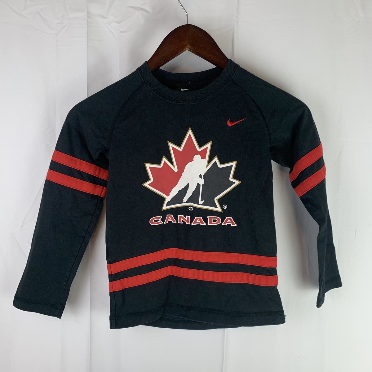 Nike Canada National Team Hockey Pullover Youth Shirt Size 6X Jersey