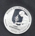 2020 S Silver Proof U.S. MARSH-BILLINGS-ROCKEFELLER Quarter - .999 Silver