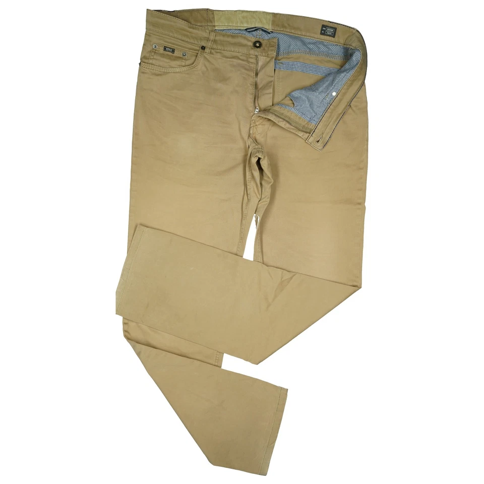 BRAX 54 L34 Jeans Hose beige Herren Stretch Cooper Straight regular F. Stoff W38 - Bild 2 von 4