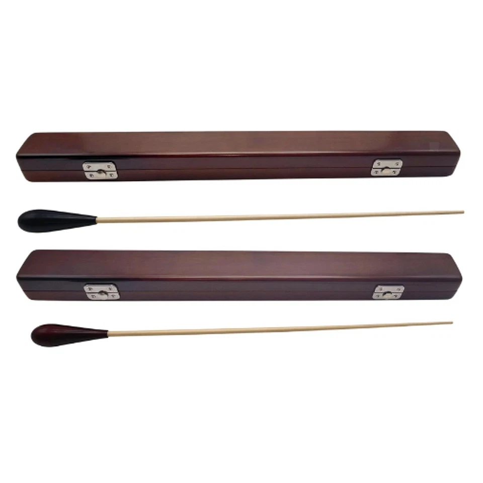 Palo de música conductor de madera con caja de almacenamiento para actuación en escenario de concierto Foto 2 de 2