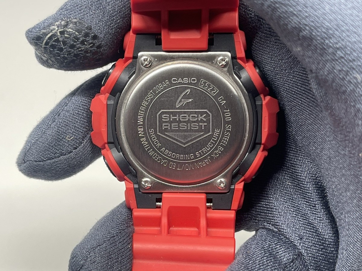 Casio G-Shock GA700 Red | eBay