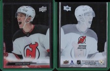 2022-23 Upper Deck Clear Cut Parallel #106 Nathan Bastian New Jersey Devils