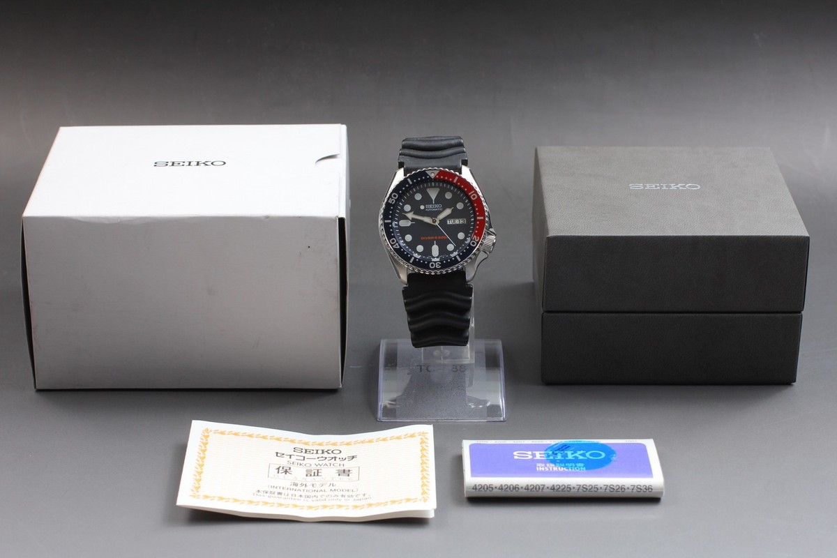 N MINT*Box SEIKO 7S26-0020 SKX009KC PEPSI Navy Boy 200m