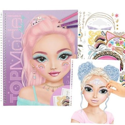 Create your Top Model Make Up Malbuch