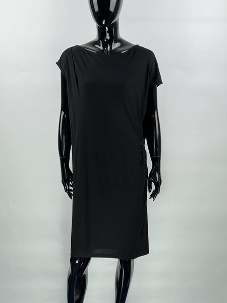 Women AllSaints Dress Black Viscose 38 / M / 46 #4X2D